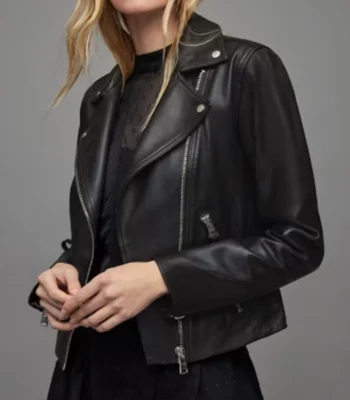 Lauren Glazier Ransom Canyon S01 Black Leather Jacket