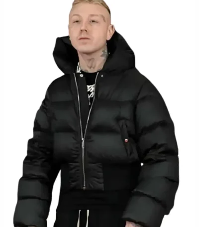 Lazza Gomorra Le Origini Black Puffer Jacket