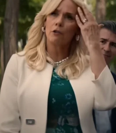 Leanne Morgan You’re Cordially Invited White Blazer