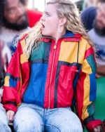 Lexie Duncan Young Rock Karen Colorblock Leather Jacket