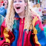 Lexie Duncan Young Rock Karen Colorblock Leather Jacket