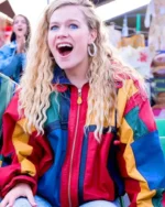 Lexie Duncan Young Rock Karen Colorblock Leather Jacket