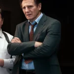 Liam Neeson The Naked Gun Grey Blazer