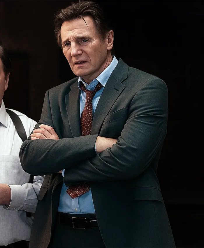 Liam Neeson The Naked Gun Grey Blazer Liam Neeson The Naked Gun Grey Blazer