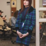 Libby Smallbone Dot Conner Webtective Checkered Coat