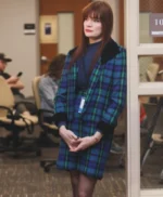 Libby Smallbone Dot Conner Webtective Checkered Coat