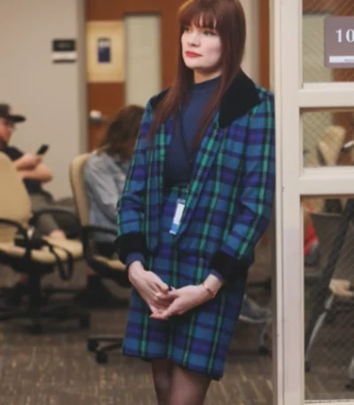 Libby Smallbone Dot Conner Webtective Checkered Coat