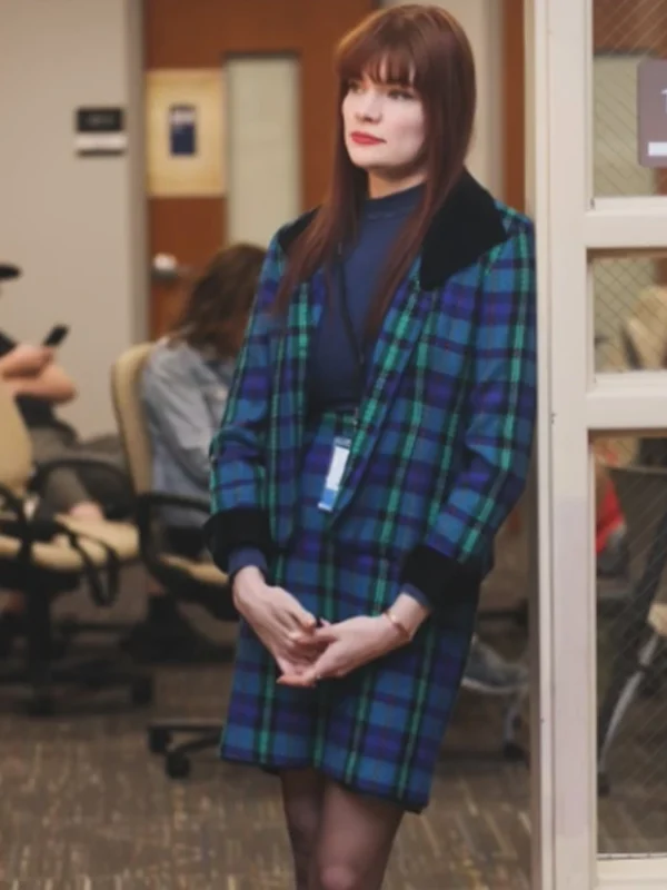 Libby Smallbone Dot Conner Webtective Checkered Coat