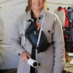 Lights Camera Christmas Kimberley Sustad Gray Coat
