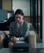 Lily James Relay Grey Blazer
