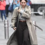Lily James Relay Trench Coat
