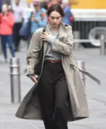 Lily James Relay Trench Coat