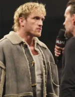 Logan Paul Monday Night RAW 2025 Shearling Jacket