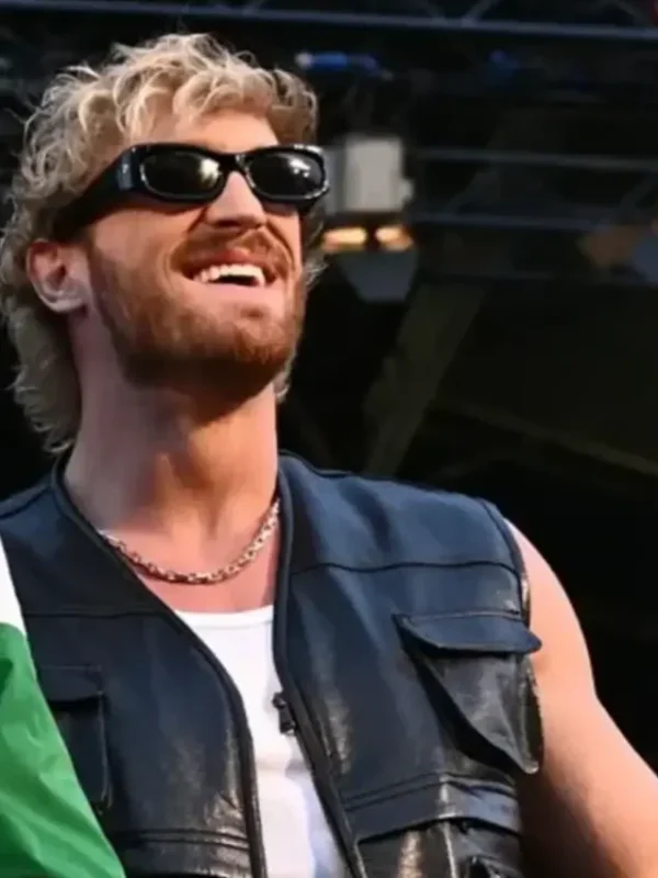 Royal Rumble Kickoff Logan Paul Black Vest