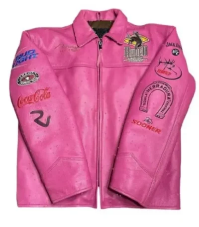 Long Live Cowgirls Las Vegas Pink Leather Jacket