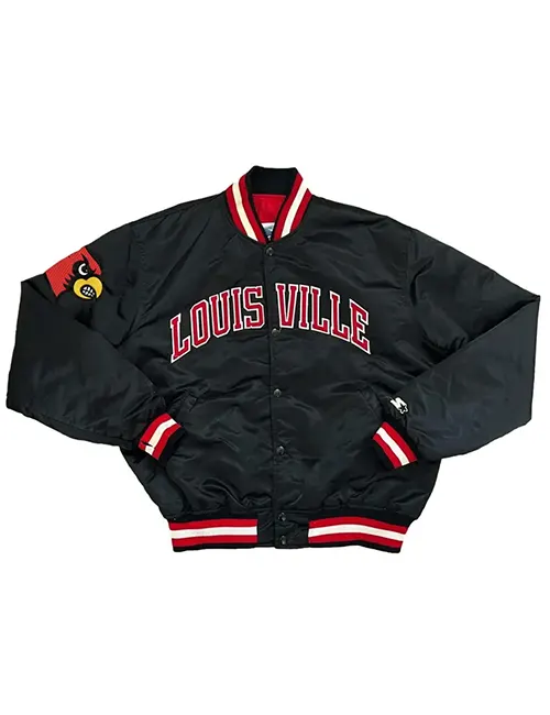Louisville Cardinals Football Team 90’s Varsity Jacket Louisville Cardinals Football Team 90’s Varsity Jacket
