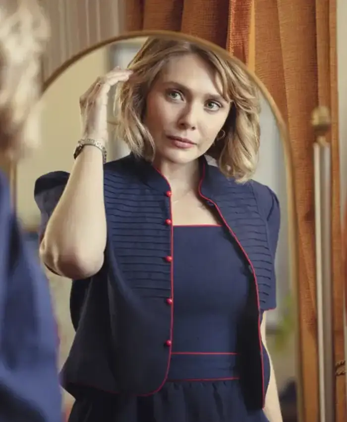 Love and Death Elizabeth Olsen Cropped Jacket Love and Death Elizabeth Olsen Cropped Jacket
