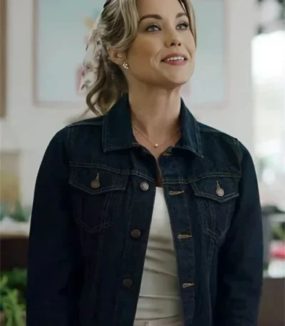 Love on your Doorstep 2022 Stephanie Bennett Denim Jacket
