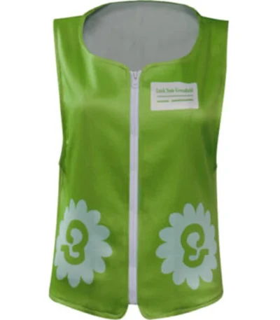 Luck Sam Greenfield Green Halloween Vest