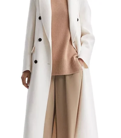 Lucky Deli Boys S01 White Wool Coat