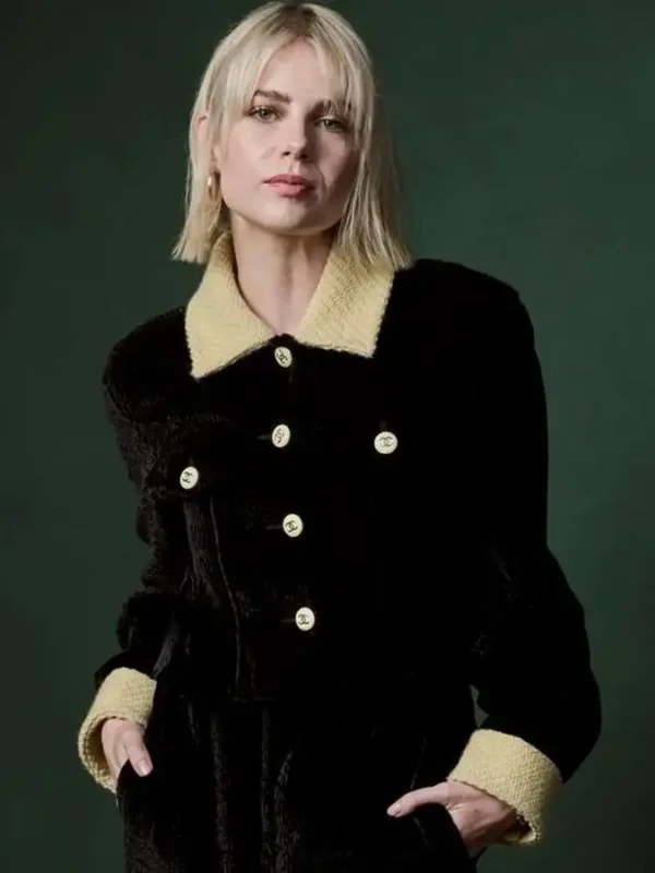 Chevalier 2023 Lucy Boynton Velvet Coat