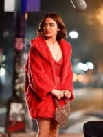Lucy Hale Katy Keene Red Coat
