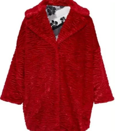 Lucy Hale Katy Keene Red Coat