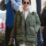 Lucy Hutton The Hating Game Green Hooded Jacket