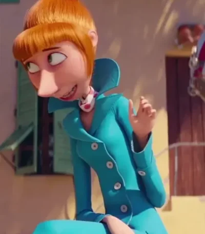 Lucy Wilde Despicable Me 3 Blue Long Coat