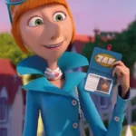Lucy Wilde Despicable Me 3 Blue Long Coat