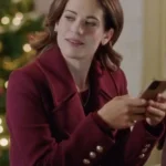 Lyndsy Fonseca Where Are You, Christmas 2023 Red Coat