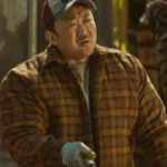 Ma Dong-seok Badland Hunters 2024 Plaid Jacket