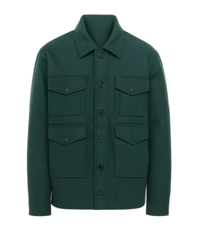 Mackinaw Green Wool Coat
