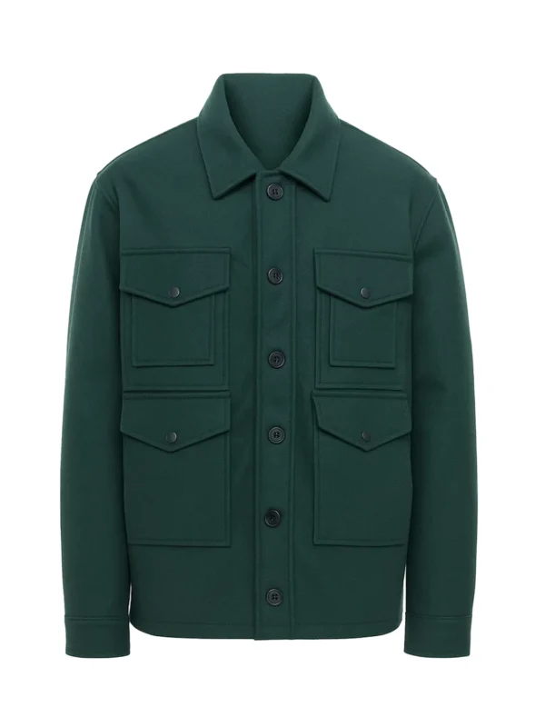 Mackinaw Green Wool Coat