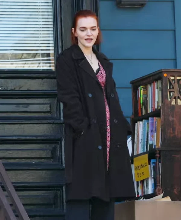 Madeline Brewer You S05 Suede Leather Coat Madeline Brewer You S05 Suede Leather Coat