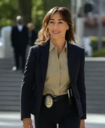 Maggie Q Ballard S01 Black Blazer