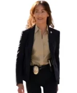 Maggie Q Ballard S01 Black Blazer