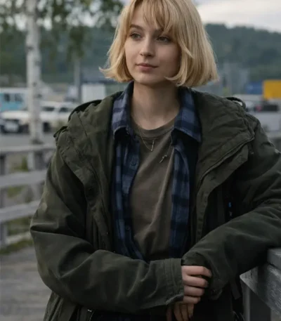 Maisie Ayres Get Away Green Jacket