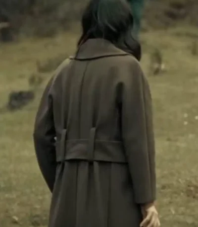 Dark Desire Alma Solares Long Trench Coat
