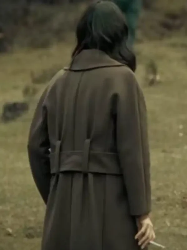 Dark Desire Alma Solares Long Trench Coat