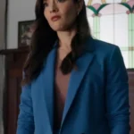 Make Me A Match 2023 Eva Bourne Blue Suit