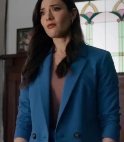 Make Me A Match 2023 Eva Bourne Blue Suit