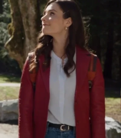Make Me A Match Vivi Leather Red Blazer