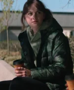 Margot Cat Person 2023 Green Jacket