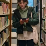 Margot Cat Person 2023 Green Jacket