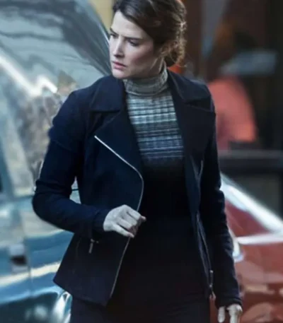 Maria Hill Spider Man Far From Home Suede Jacket