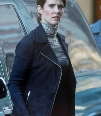 Maria Hill Spider Man Far From Home Suede Jacket