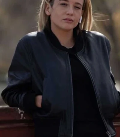 Maria Pedraza Awareness 2023 Black Leather Jacket