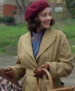 Marion Cotillard Allied Brown Long Trench Coat