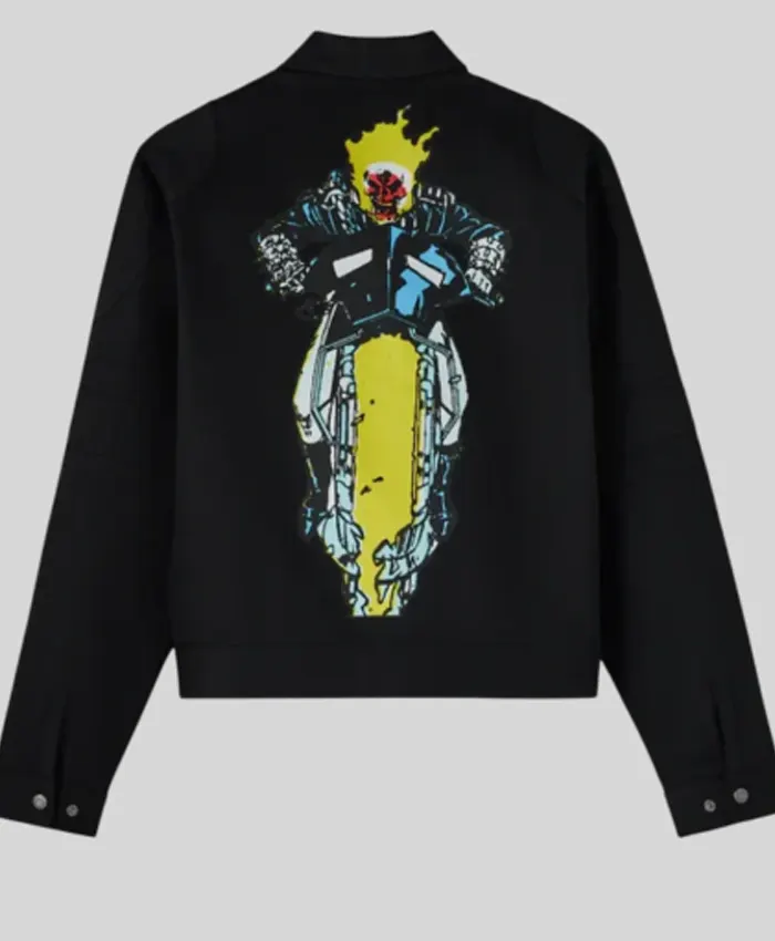 Marvel Ghost Rider Denim Jacket Marvel Ghost Rider Denim Jacket